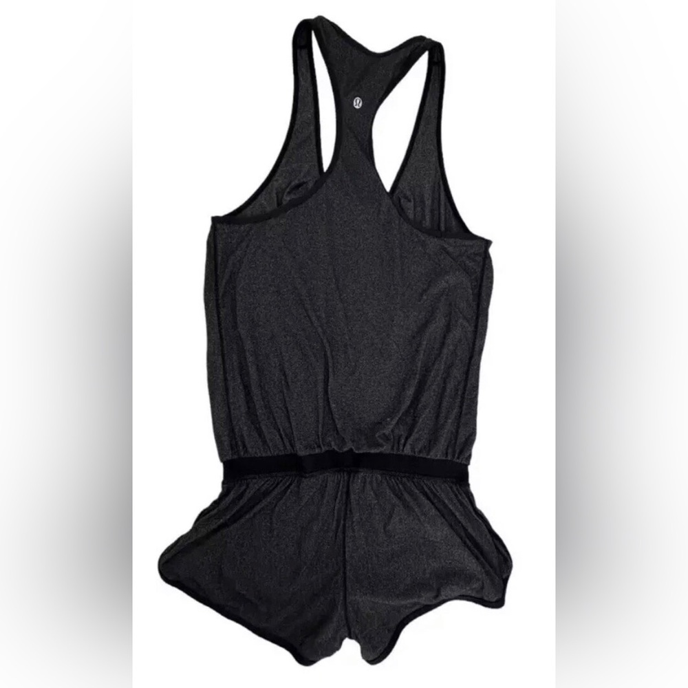 lululemon Sweat Your But Off~Black Jumpsuit